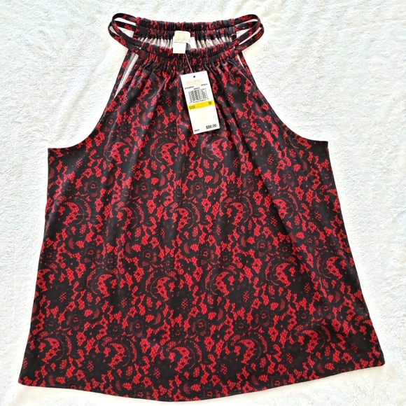 Michael Kors Lace Print Halter Top - Picture 5 of 9